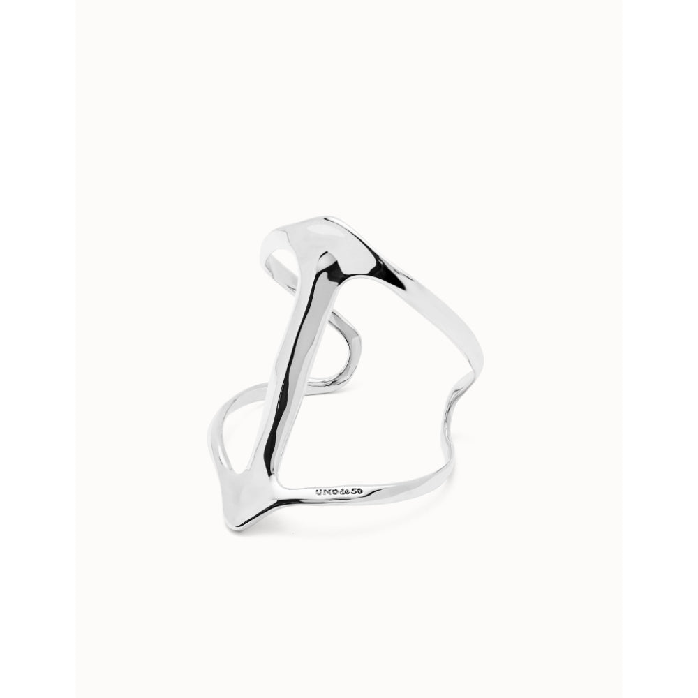 Unode50 Sterling Silver Cuff Manta Ray Structure Bracelet image 2