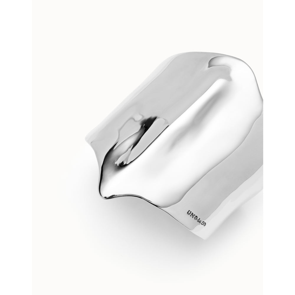 Unode50 Sterling Silver Manta Ray Structure Bangle Bracelet image 4