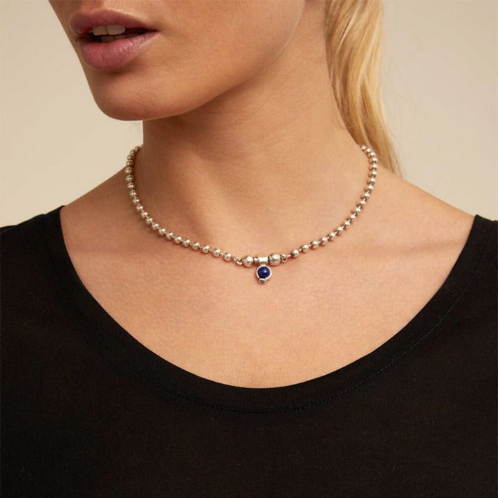 UNOde50 Sterling Silver - Plated Agate Stone Charm - MococoUNOde50CHA0136ROJMTL0UCharms