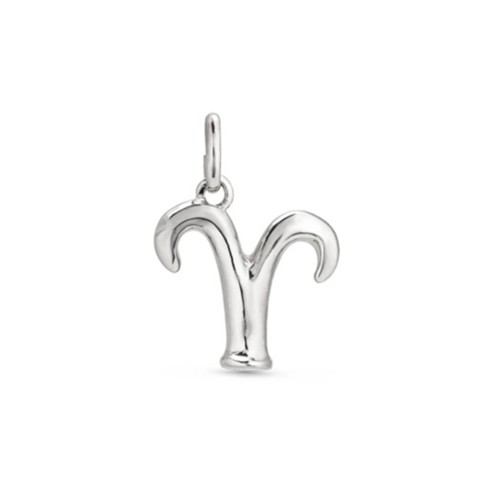 UNOde50 Sterling Silver - Plated Aries Shaped Charm - MococoUNOde50CHA0196MTLARI0UCharms