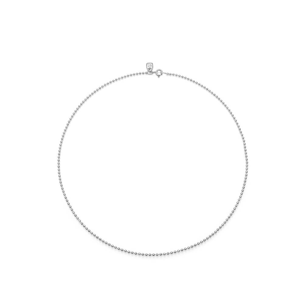 UNOde50 Sterling Silver - Plated Beaded Short Chain - MococoUNOde50COL1971MTL0000SNecklaces