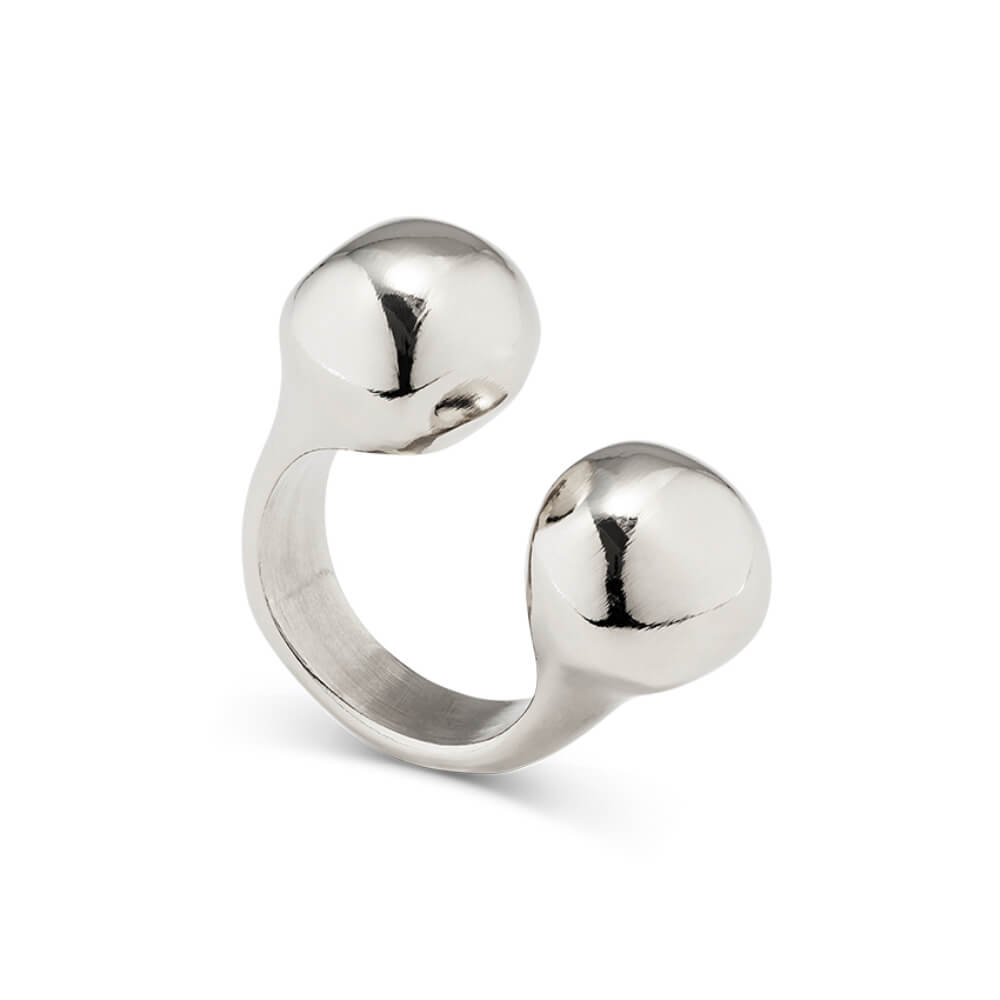 UNOde50 Sterling Silver - Plated Beads Ring - MococoUNOde50ANI0572MTL0000LRings