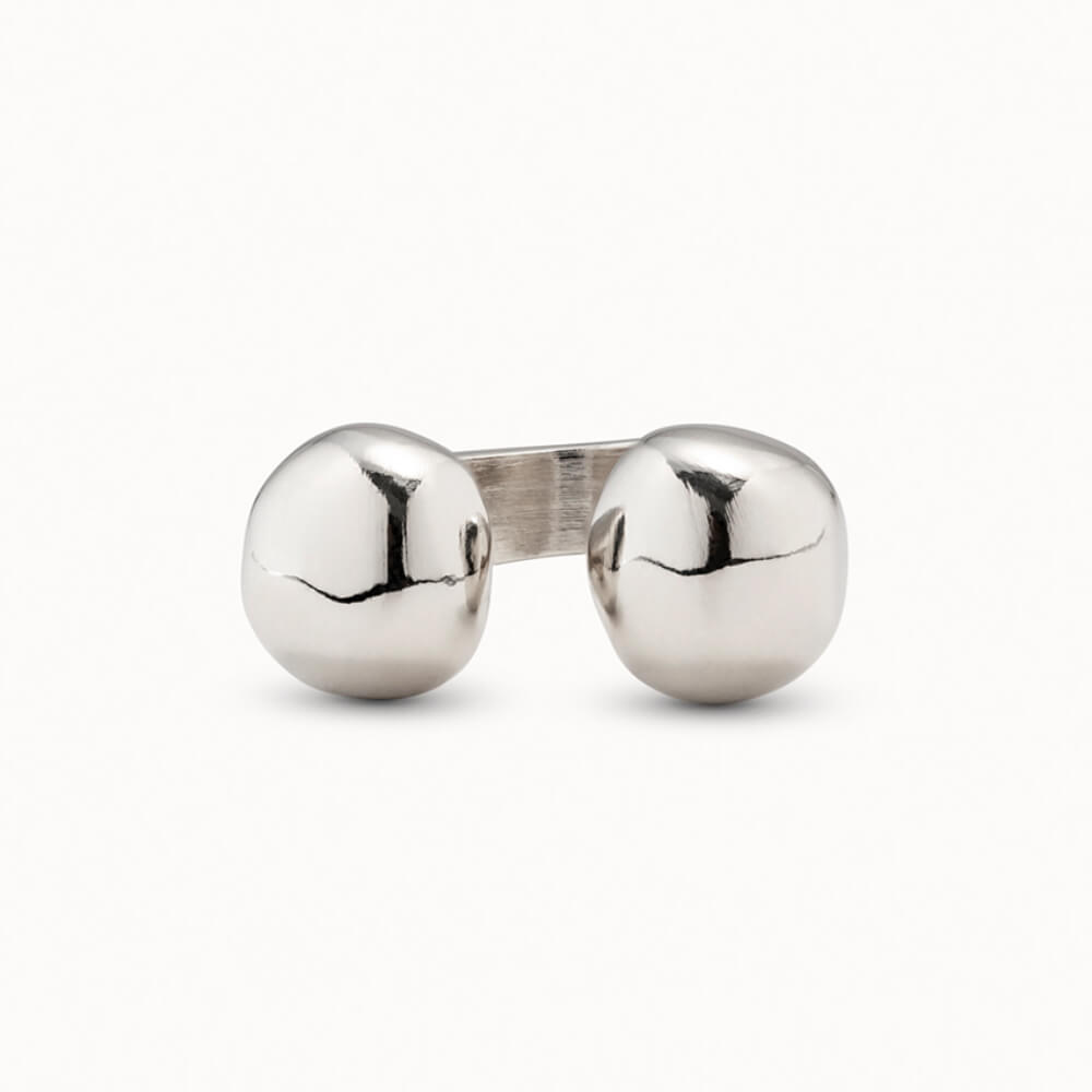 UNOde50 Sterling Silver - Plated Beads Ring - MococoUNOde50ANI0572MTL0000LRings