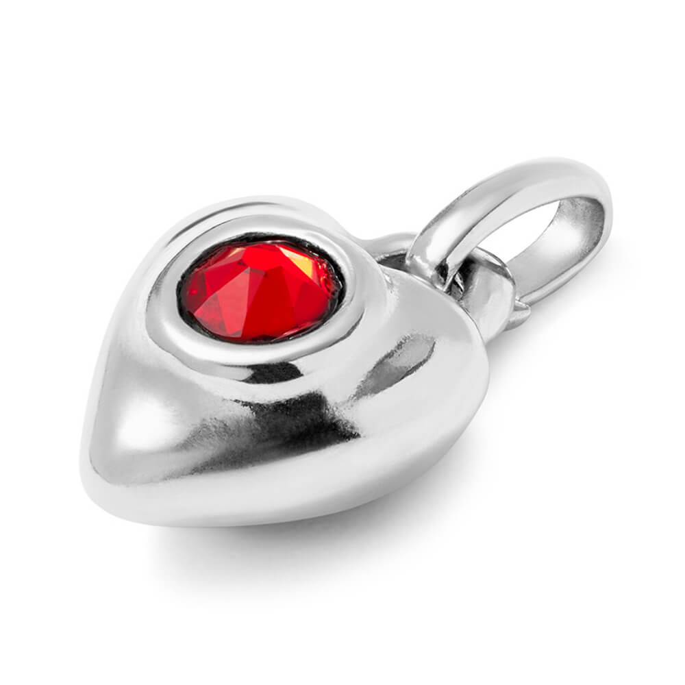 UNOde50 Sterling Silver - Plated Blue Pearl / Crystal Charm - MococoUNOde50Charms