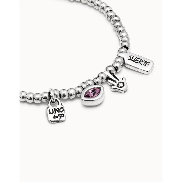 UNOde50 Sterling Silver - Plated Bracelet With Red Crystals - MococoUNOde50PUL1853RSAMTLBracelet