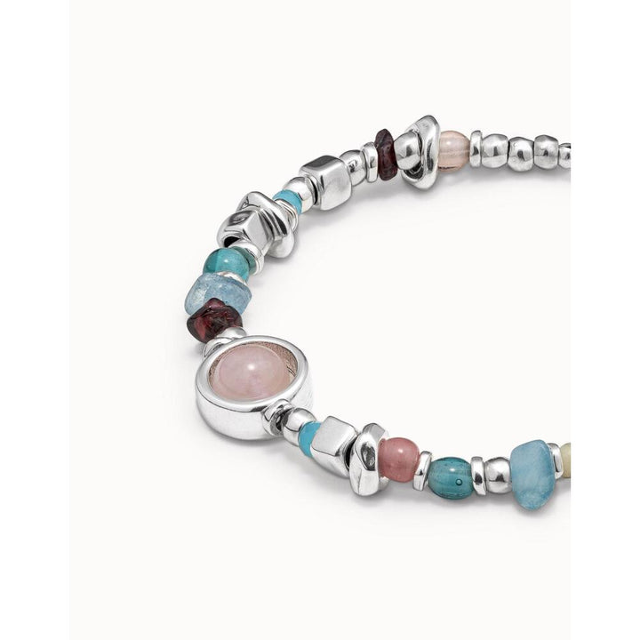 UNOde50 Sterling Silver - Plated Bracelet With Stones And Crystals - MococoUNOde50PUL1848MCLMTLBracelet