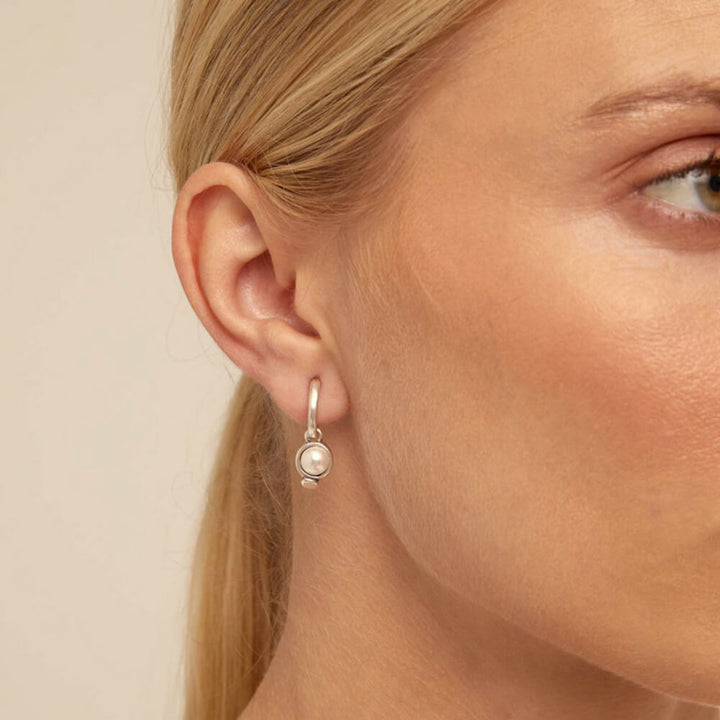 UNOde50 Sterling Silver - Plated Circle and Crystal Piercing Charm - MococoUNOde50Charms