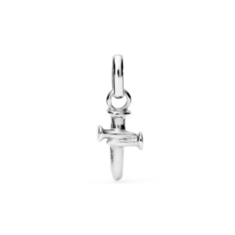 UNOde50 Sterling Silver - Plated Cross - Shaped Charm - MococoUNOde50CHA0248MTL0000UCharms