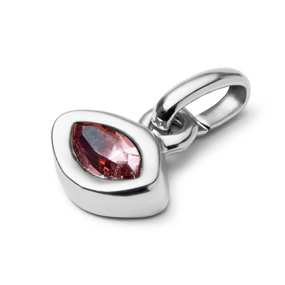 UNOde50 Sterling Silver - Plated Crystal Charm - MococoUNOde50Charms