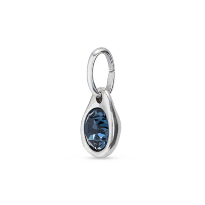 UNOde50 Sterling Silver - Plated Crystal Circular Charm - MococoUNOde50CHA0210AZUMTL0UCharms