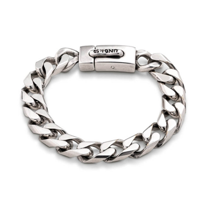 UNOde50 Sterling Silver - Plated Cuban Curb Chain Bracelet - MococoUNOde50PUL2269MTL0000MBracelets