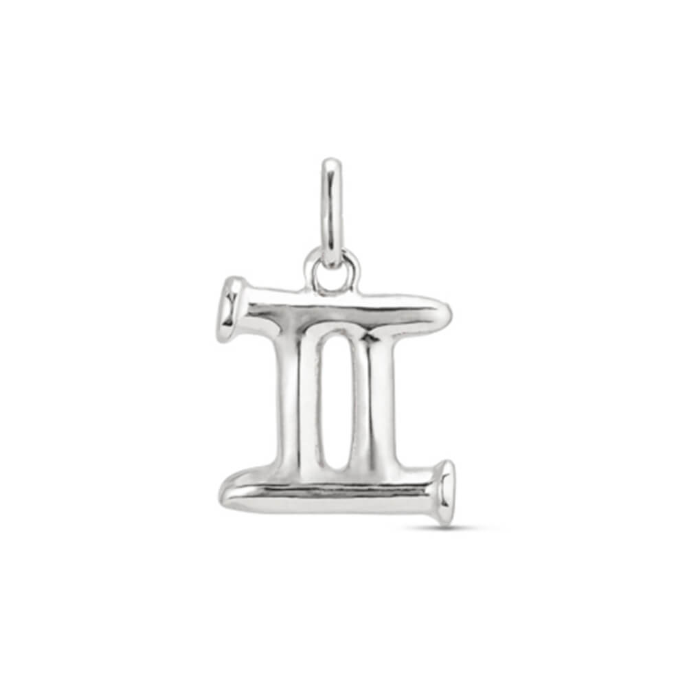 UNOde50 Sterling Silver - Plated Gemini Shaped Charm - MococoUNOde50CHA0198MTLGEM0UCharms
