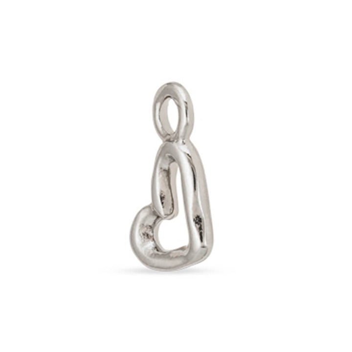 UNOde50 Sterling Silver - Plated Heart Piercing Charm - MococoUNOde50CHP0034MTL0000UCharms