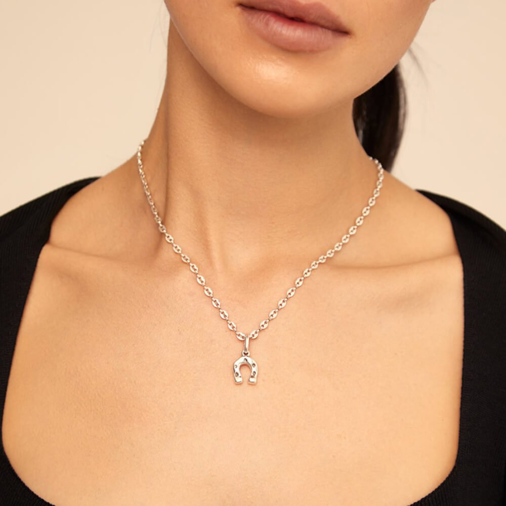 UNOde50 Sterling Silver - Plated Horseshoe Charm - MococoUNOde50CHA0083MTL0000UCharms