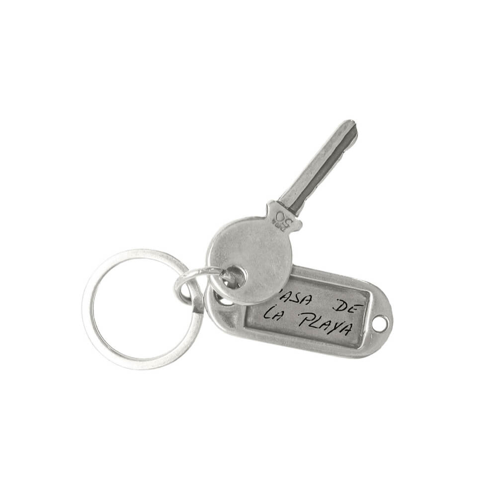 UNOde50 Sterling Silver - Plated Key - Ring - MococoUNOde50LLA0032MET XKeychains