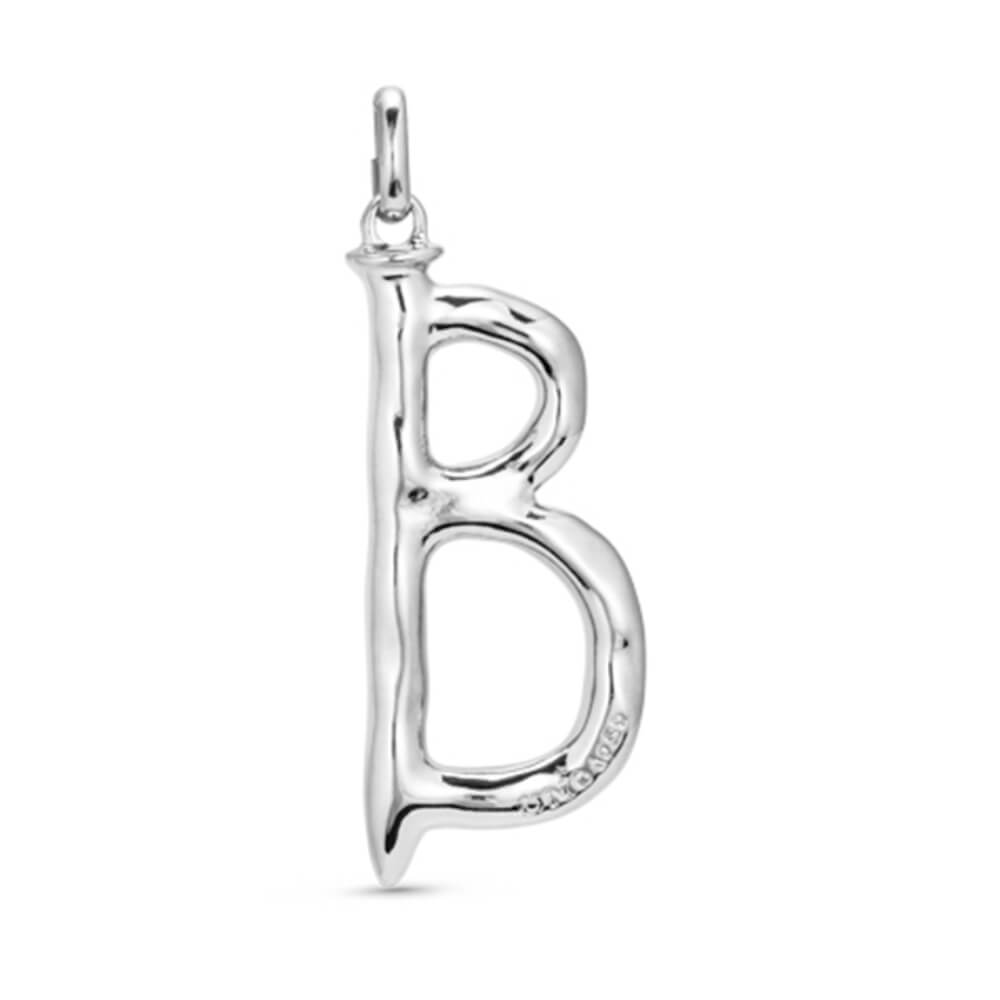 UNOde50 Sterling Silver - Plated Letter B Pendant - MococoUNOde50CHA0002MTL0000UCharms