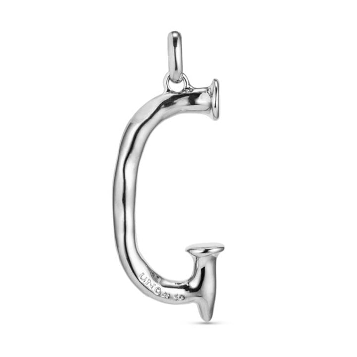 UNOde50 Sterling Silver - Plated Letter G Pendant - MococoUNOde50CHA0007MTL0000UCharms