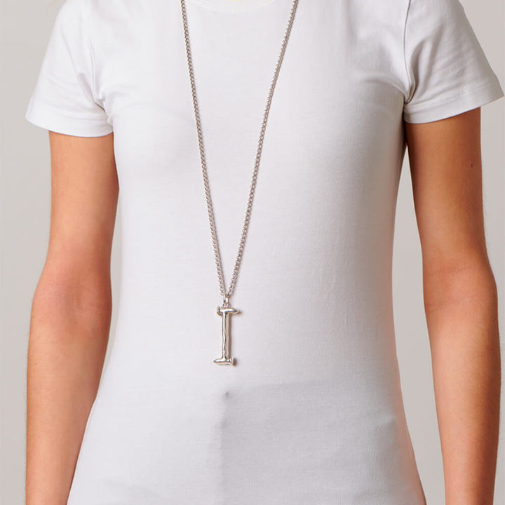 UNOde50 Sterling Silver - Plated Letter I Pendant - MococoUNOde50CHA0009MTL0000UCharms