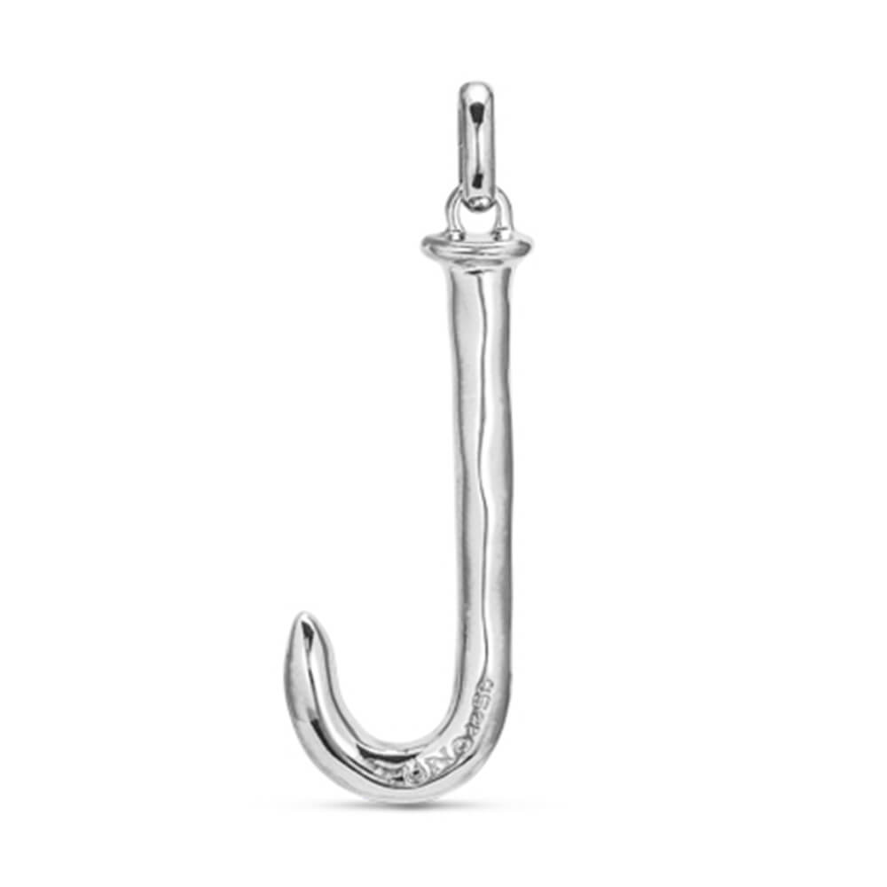 UNOde50 Sterling Silver - Plated Letter J Pendant - MococoUNOde50CHA0010MTL0000UCharms