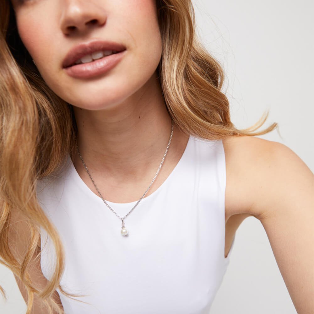 UNOde50 Sterling Silver - Plated Pearl Charm - MococoUNOde50CHA0266MTL0000UCharms