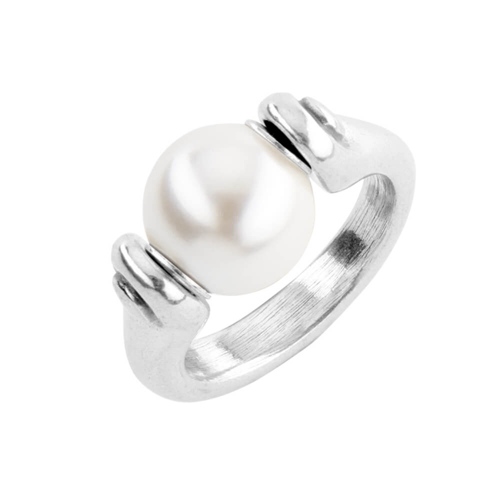 UNOde50 Sterling Silver - Plated Pearl Ring - ANI0662 - MococoUNOde50ANI0662BPLMTL12Rings