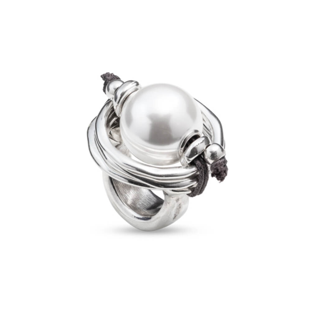 UNOde50 Sterling Silver - Plated Pearl Ring - MococoUNOde50ANI0390BPLMTL0LRings