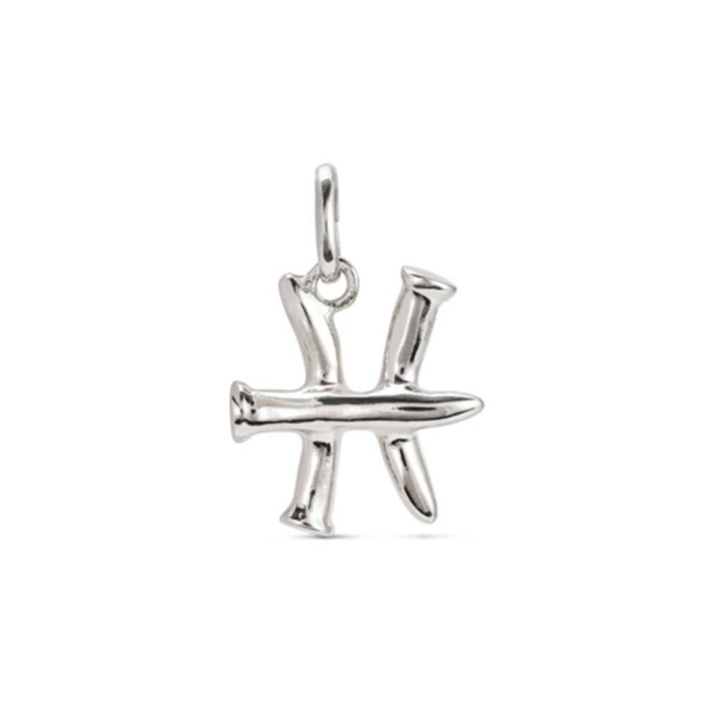 UNOde50 Sterling Silver - Plated Pisces Shaped Charm - MococoUNOde50CHA0207MTLPIS0UCharms