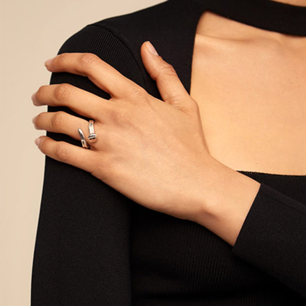 UNOde50 Sterling Silver - Plated Ring - MococoUNOde50ANI0456MTL0000LRings