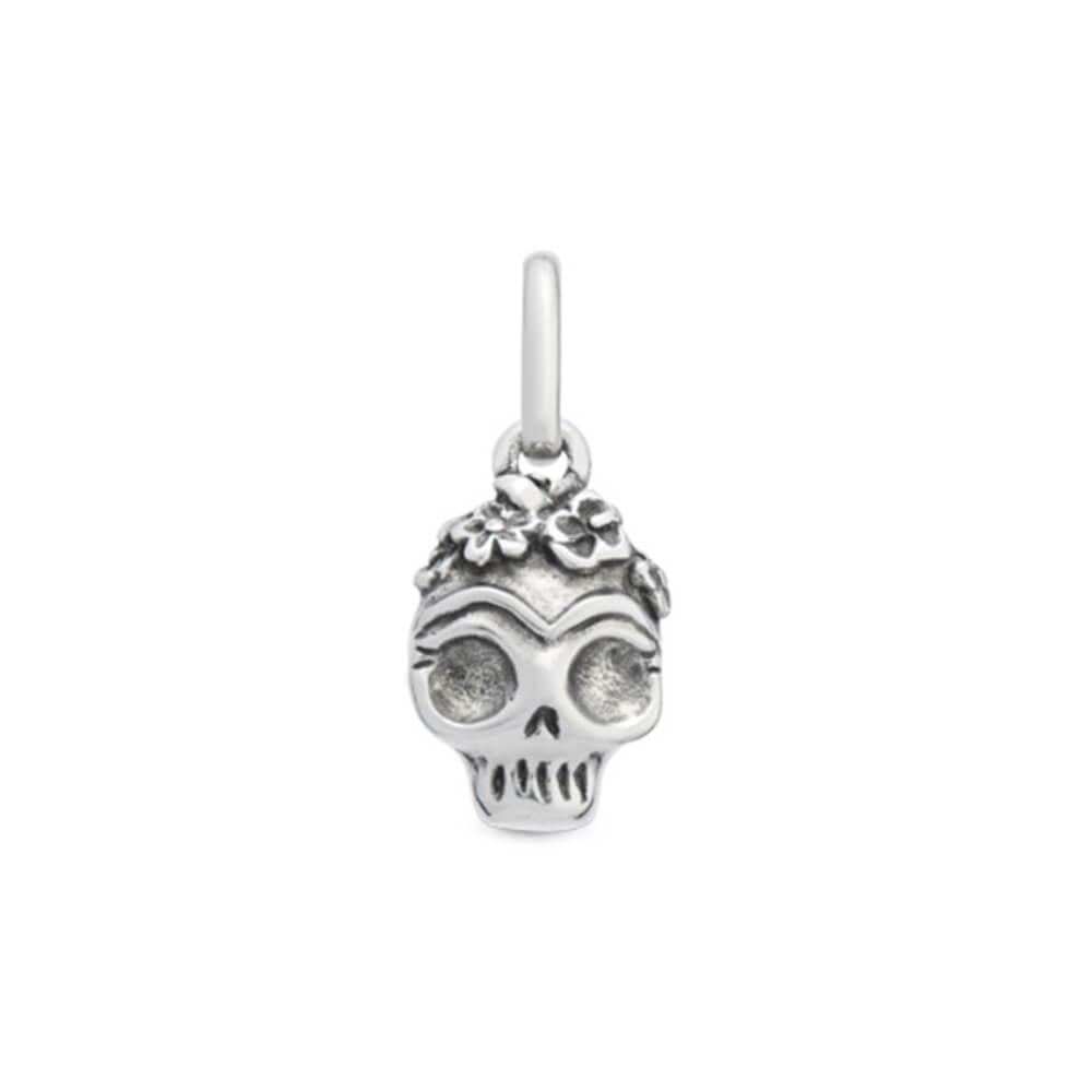 UNOde50 Sterling Silver - Plated Skull Charm - MococoUNOde50CHA0150MTL0000UCharms