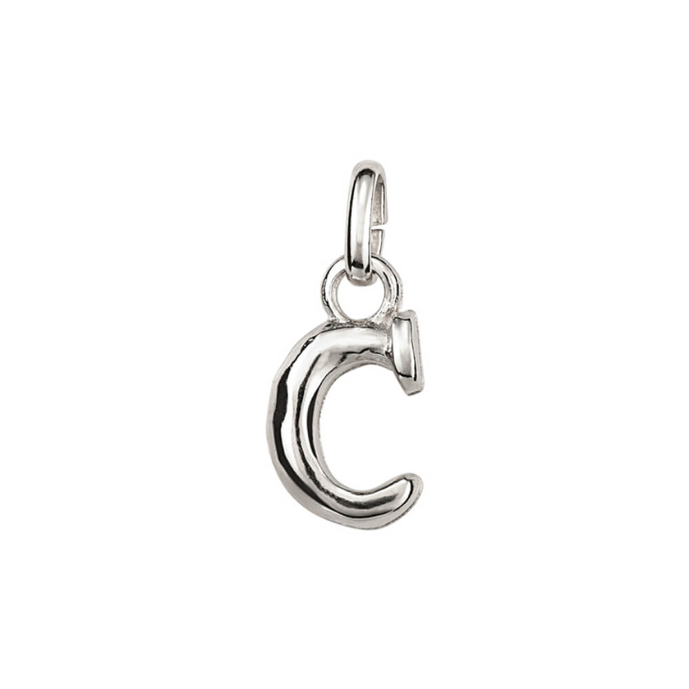 UNOde50 Sterling Silver - Plated Small Letter C Charm - MococoUNOde50CHA0275MTL0000UCharms