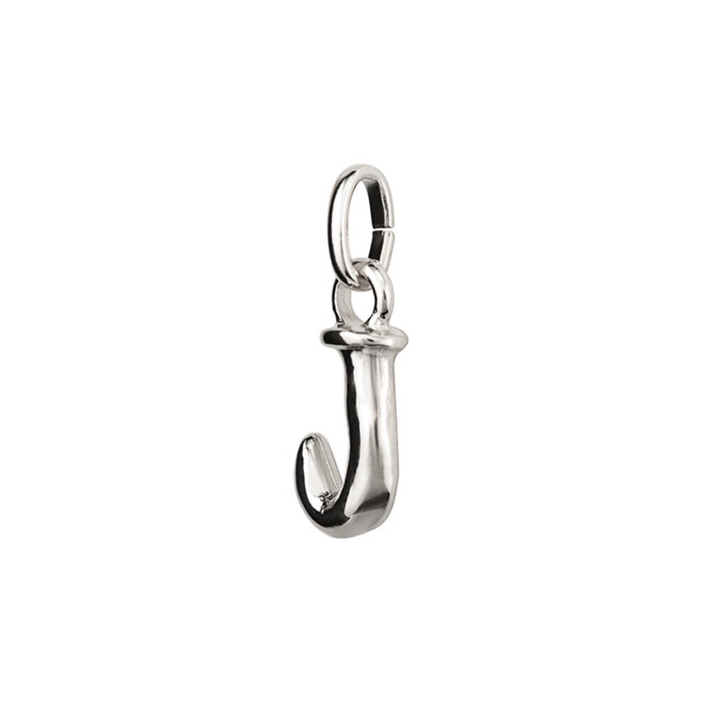 UNOde50 Sterling Silver - Plated Small Letter J Charm - MococoUNOde50CHA0282MTL0000UCharms
