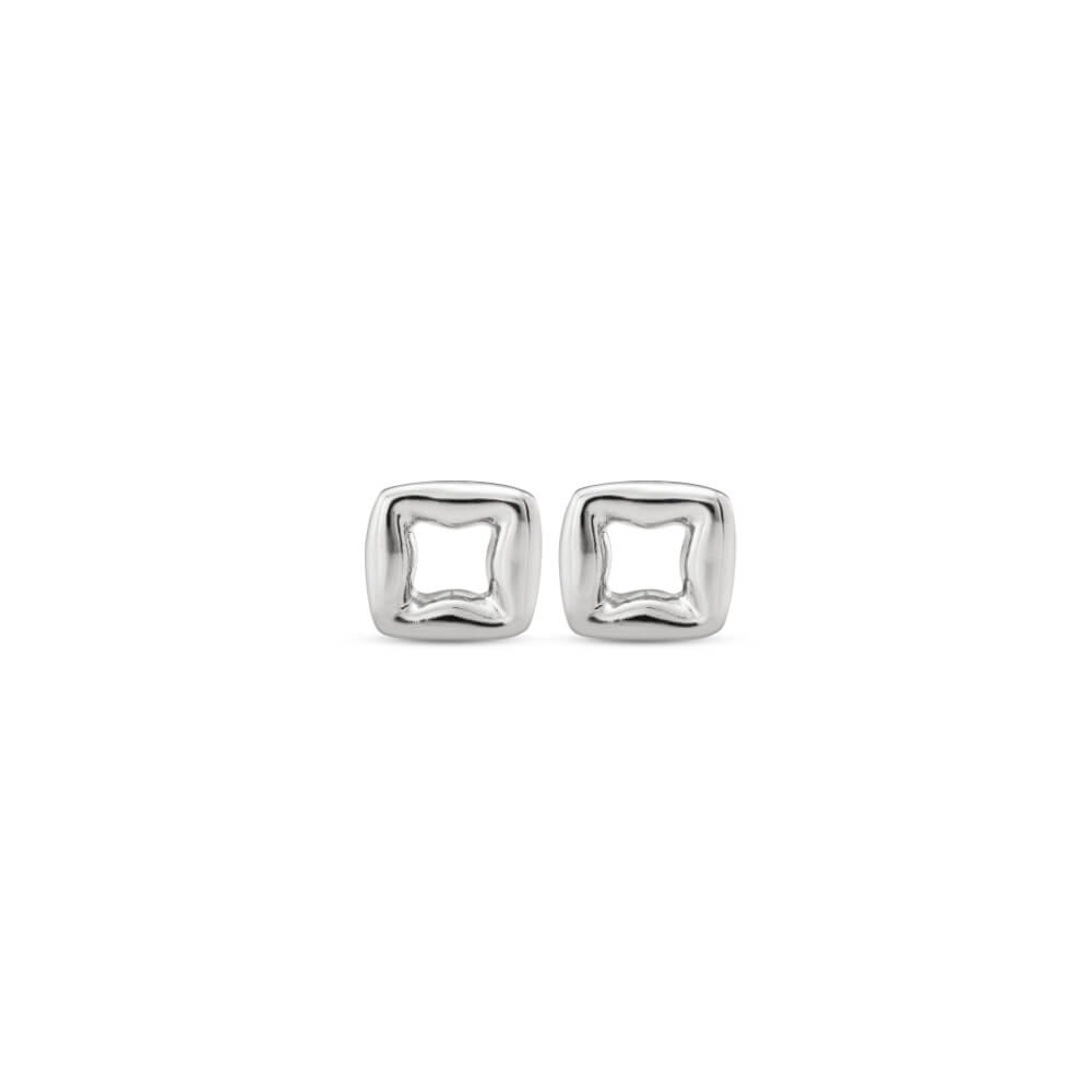 UNOde50 Sterling Silver - Plated Small Link Shaped Earrings - MococoUNOde50PEN0844MTL0000UEarrings