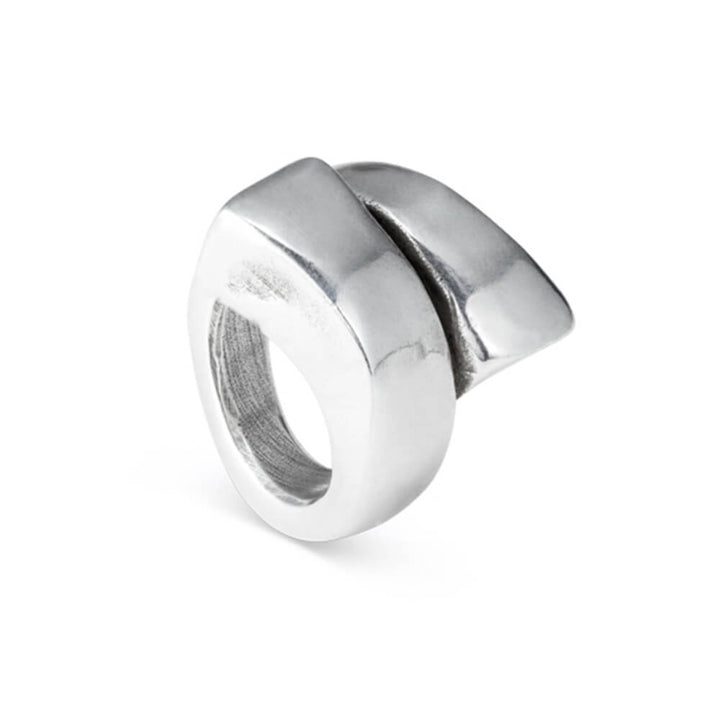 UNOde50 Sterling Silver - Plated Spiral Ring - MococoUNOde50ANI0316MTL0000LRings