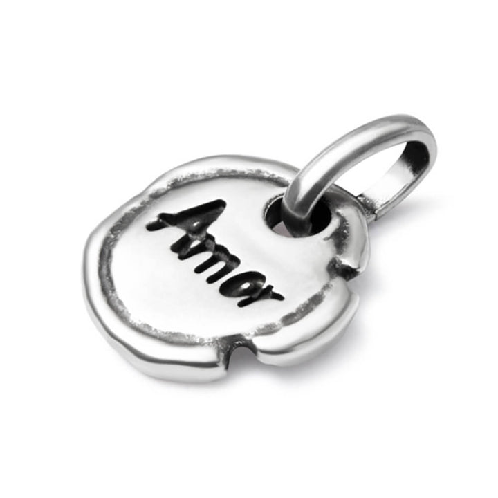 UNOde50 Sterling Silver - Plated The Word "Love" Charm - MococoUNOde50CHA0250MTL0000UCharms