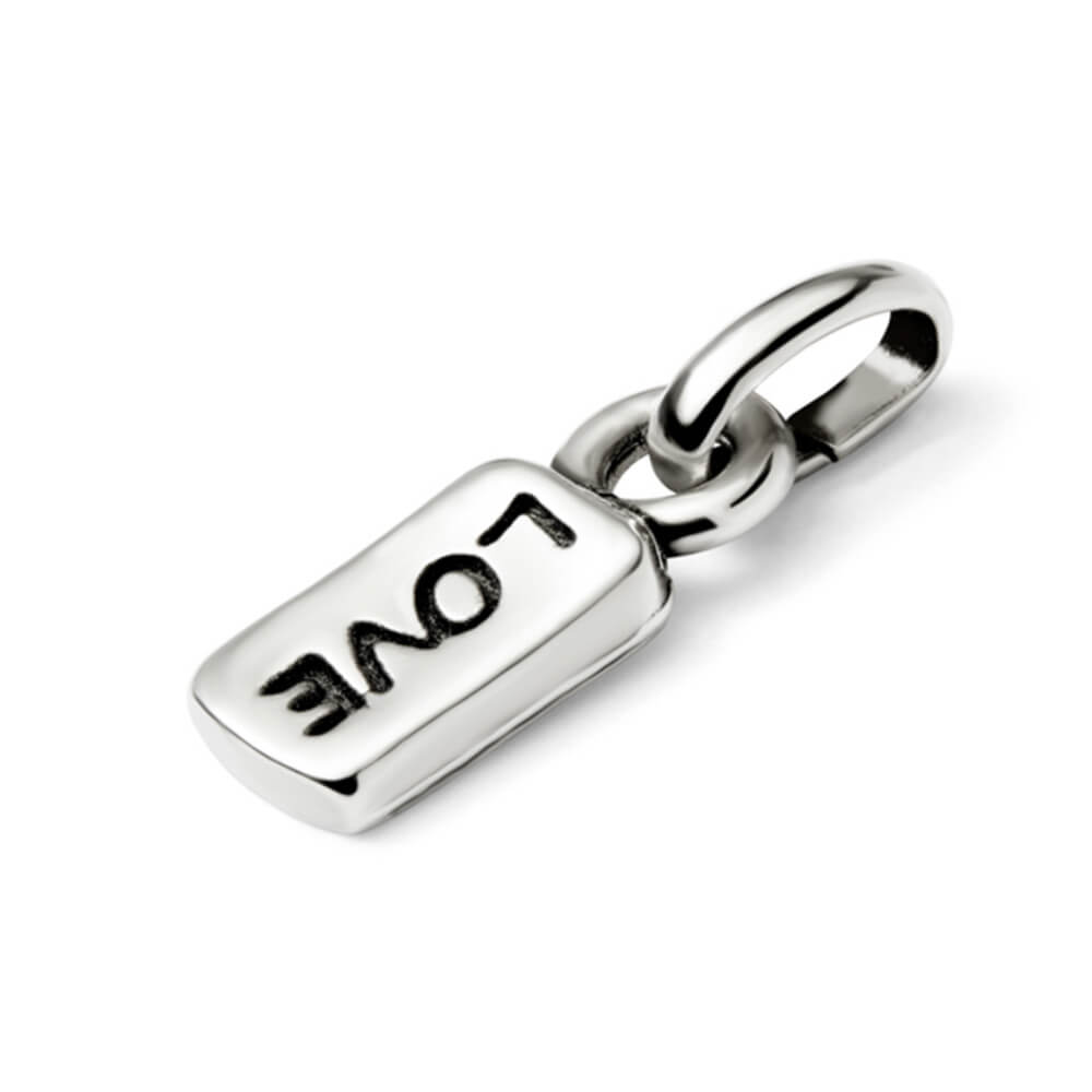 UNOde50 Sterling Silver - Plated The Word "Love" Charm - MococoUNOde50CHA0257MTL0000UCharms
