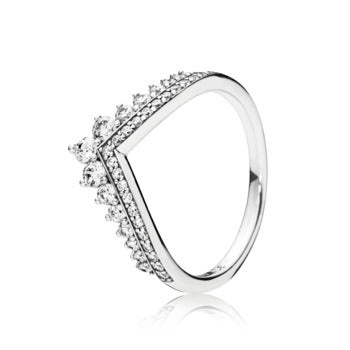 Pandora Tiara wishbone silver ring wit (197736CZ-54)
