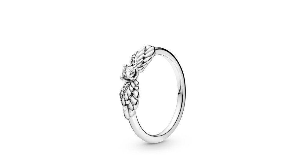 Pandora Sparkling Angel Wings Rings (198500C01-56)