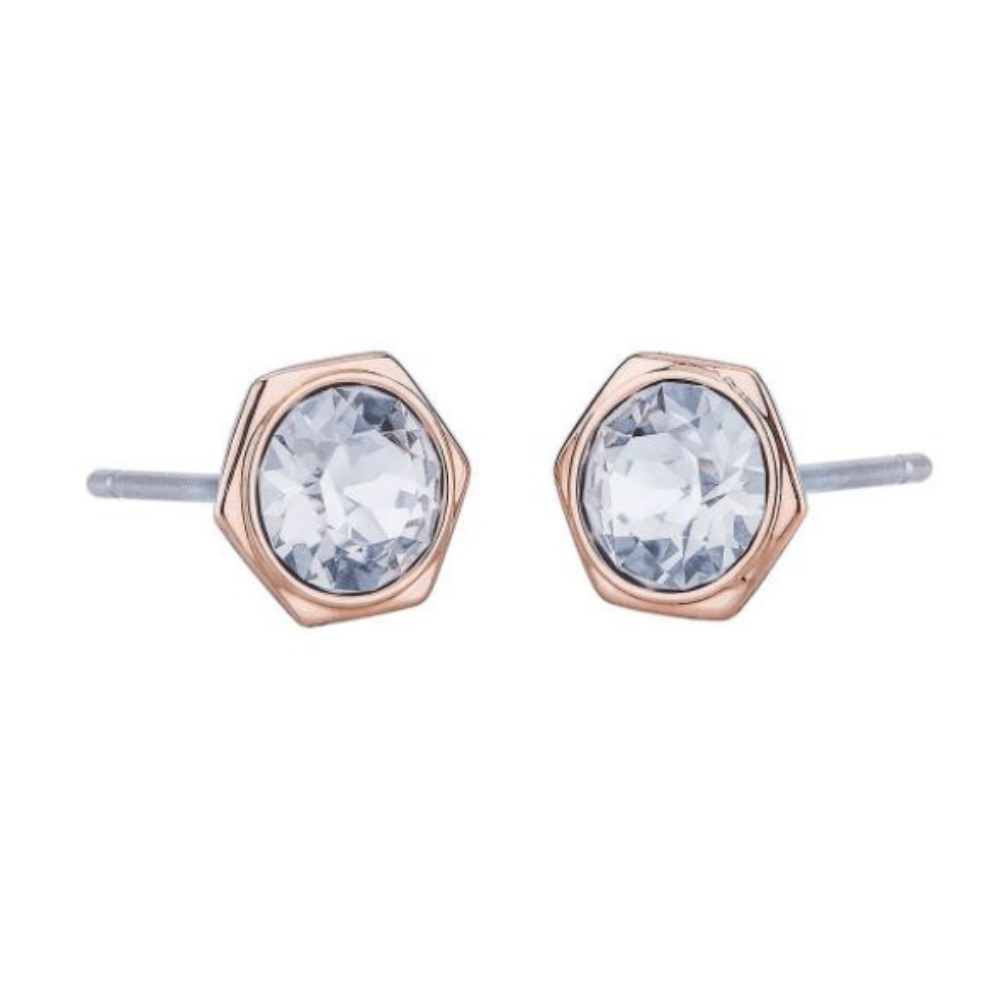 Swarovski cheap hexagon earrings