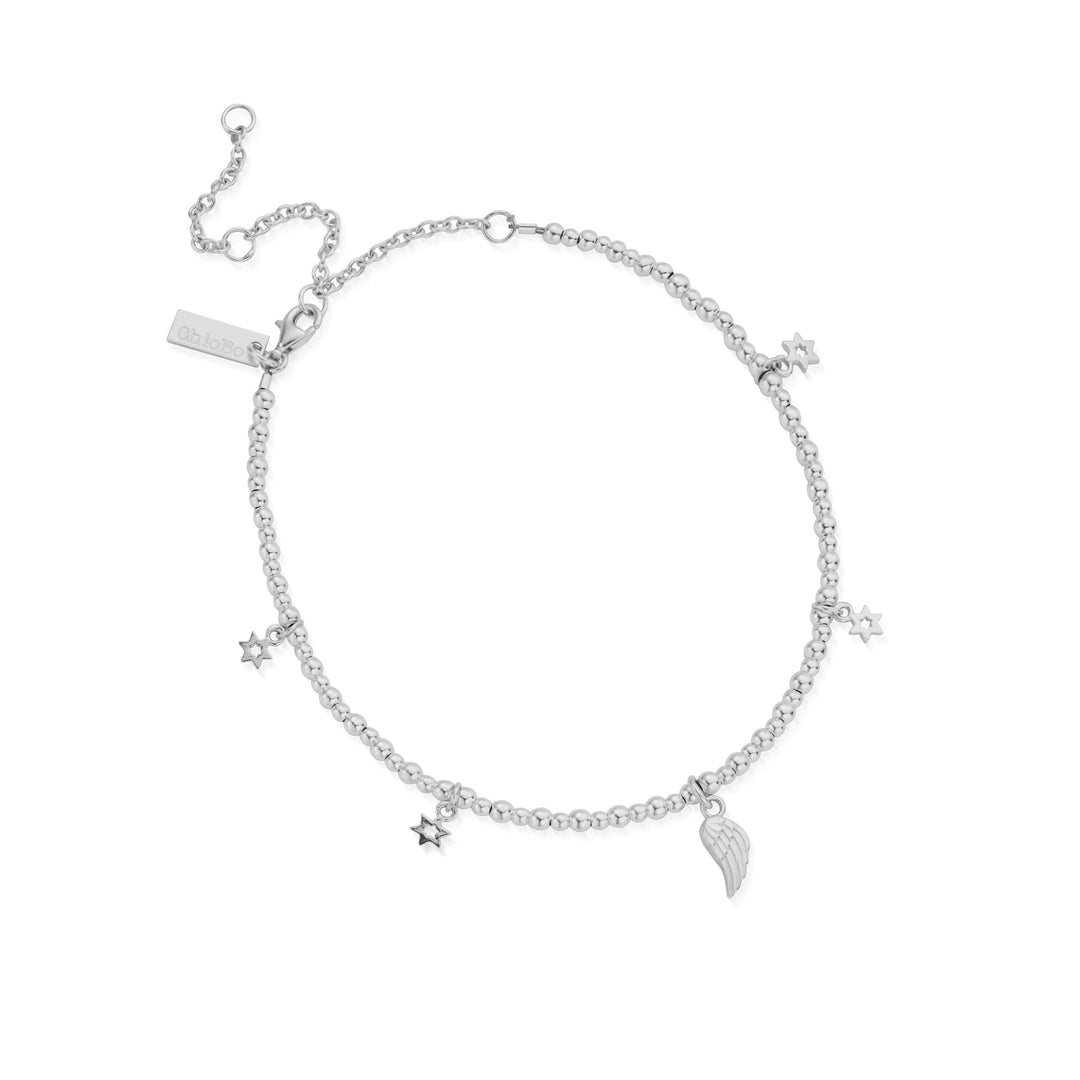 ChloBo Silver Mini Cute Divinity Within Anklet - MococoChloBoSANMC235030589504771521432Anklets