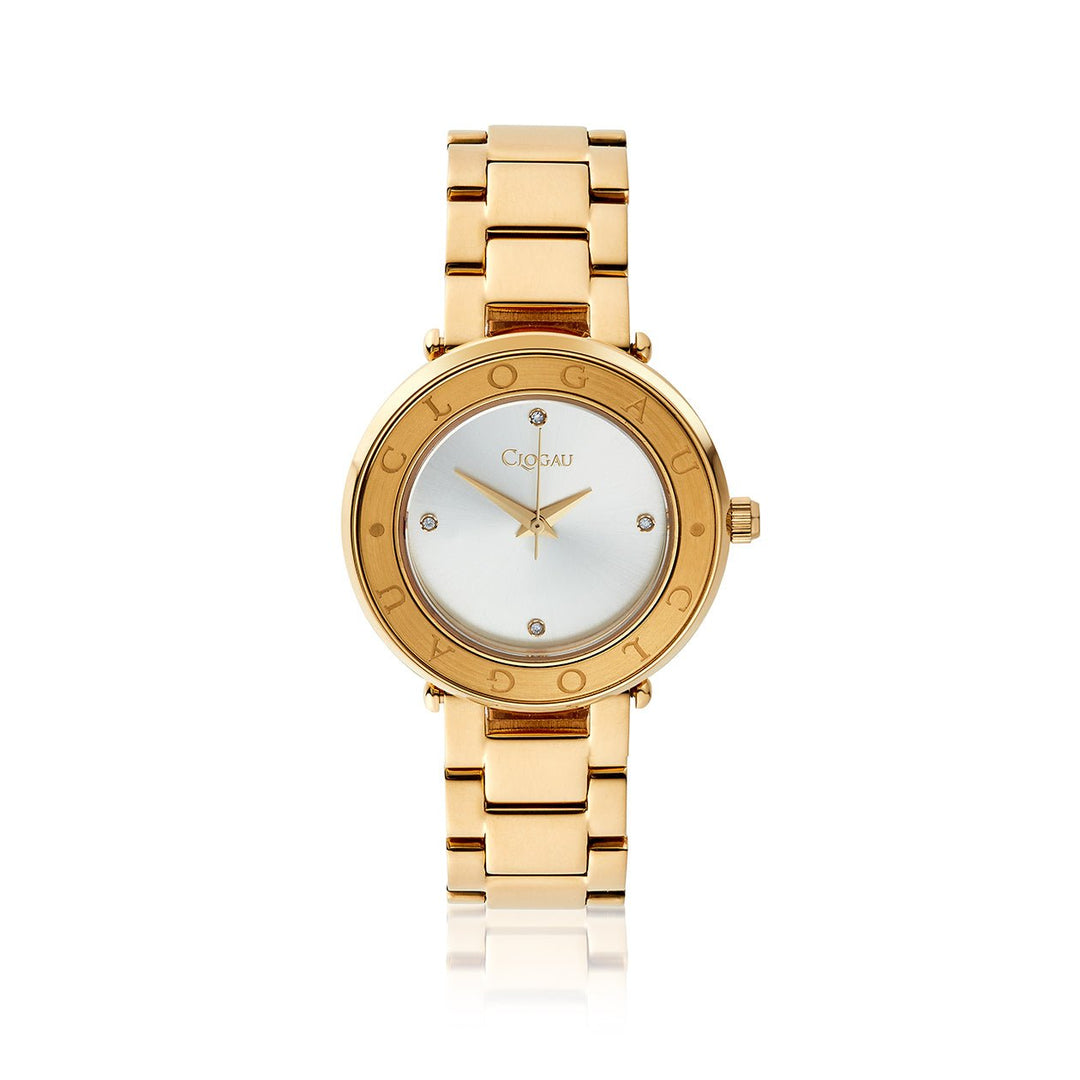 Clogau Ladies Gold Plated Stainless Steel Diamond Watch - MococoClogau4S000025051537349044Watches and Accessories