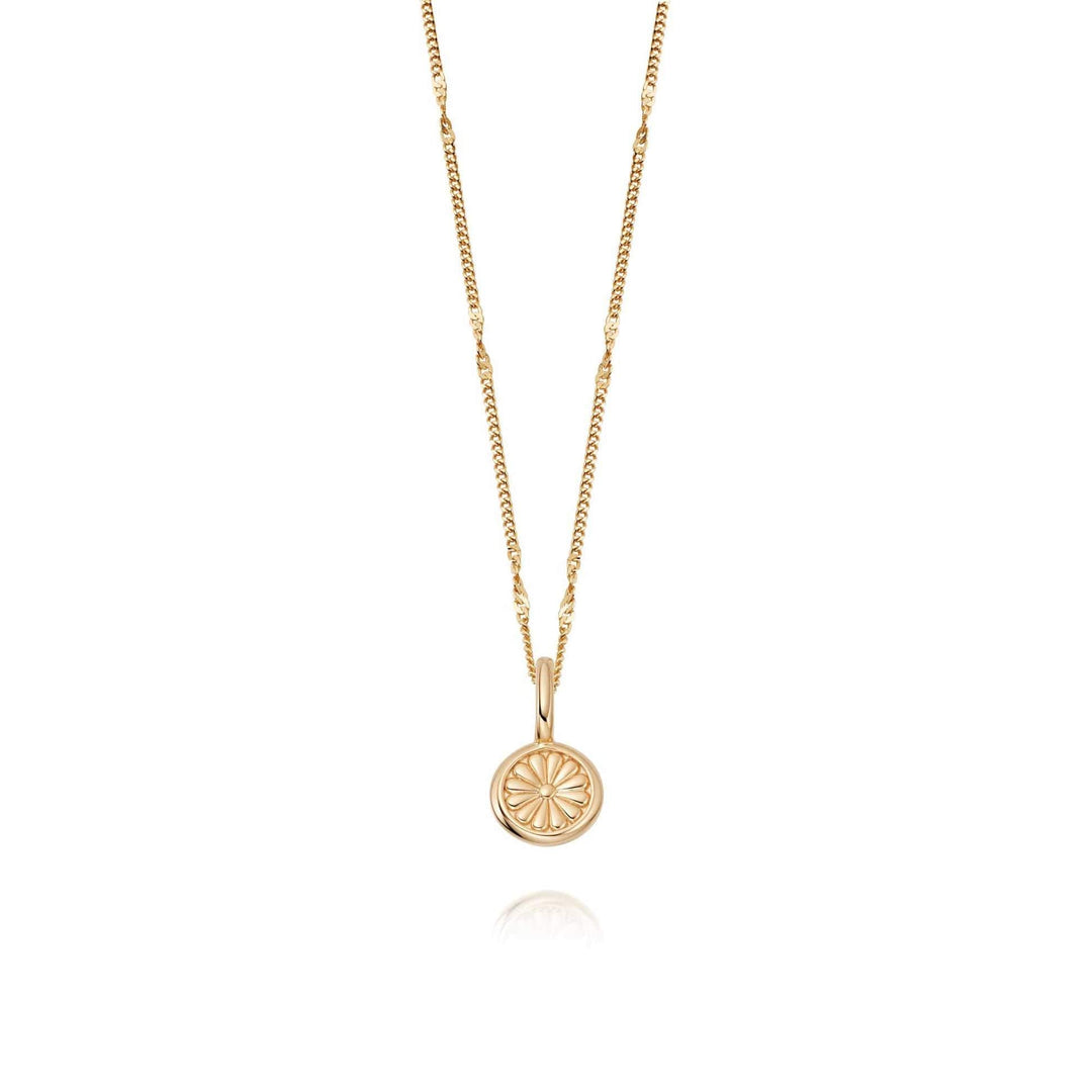 Daisy London Gold Plate Bloom Mini Pendant Necklace - MococoDaisy LondonDN01_GPNecklaces