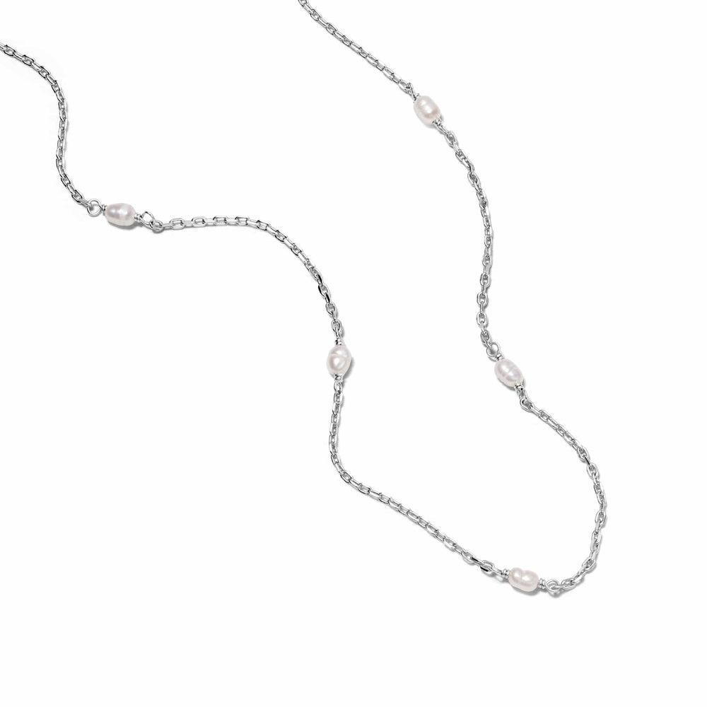 Daisy London Silver Treasures Seed Pearl Chain Necklace - MococoDaisy LondonTN05_SLVNecklaces