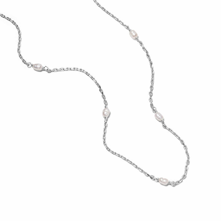 Daisy London Silver Treasures Seed Pearl Chain Necklace - MococoDaisy LondonTN05_SLVNecklaces