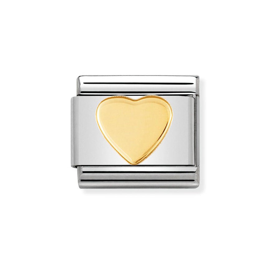 Nomination 18ct Gold Heart Classic Charm - MococoNomination030116/028033497011848Charms and Links