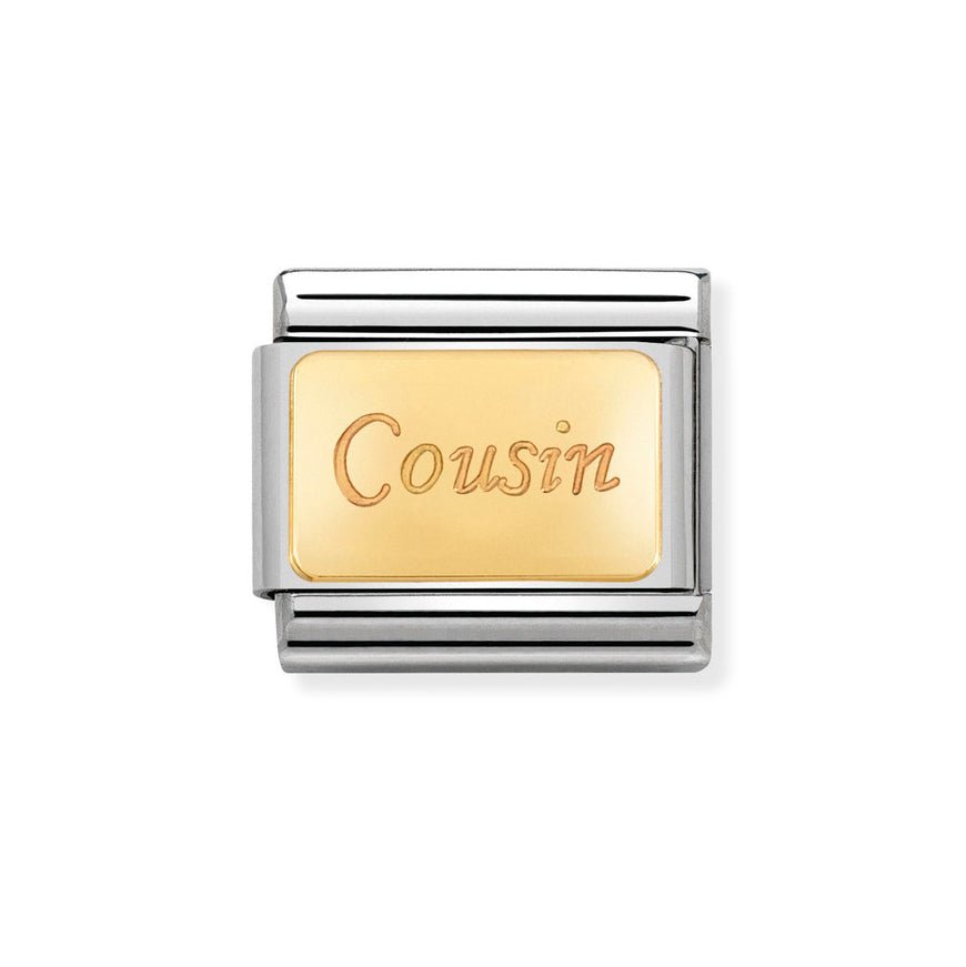 Nomination Classic 18ct Gold Cousin Charm - MococoNomination030121/368033497429452Charms and Links