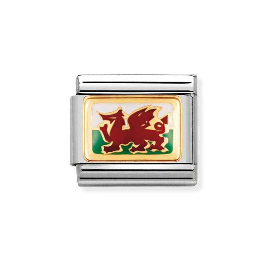 Nomination Classic 18ct Gold Welsh Dragon Charm - MococoNomination030273/408033497180995Charms and Links