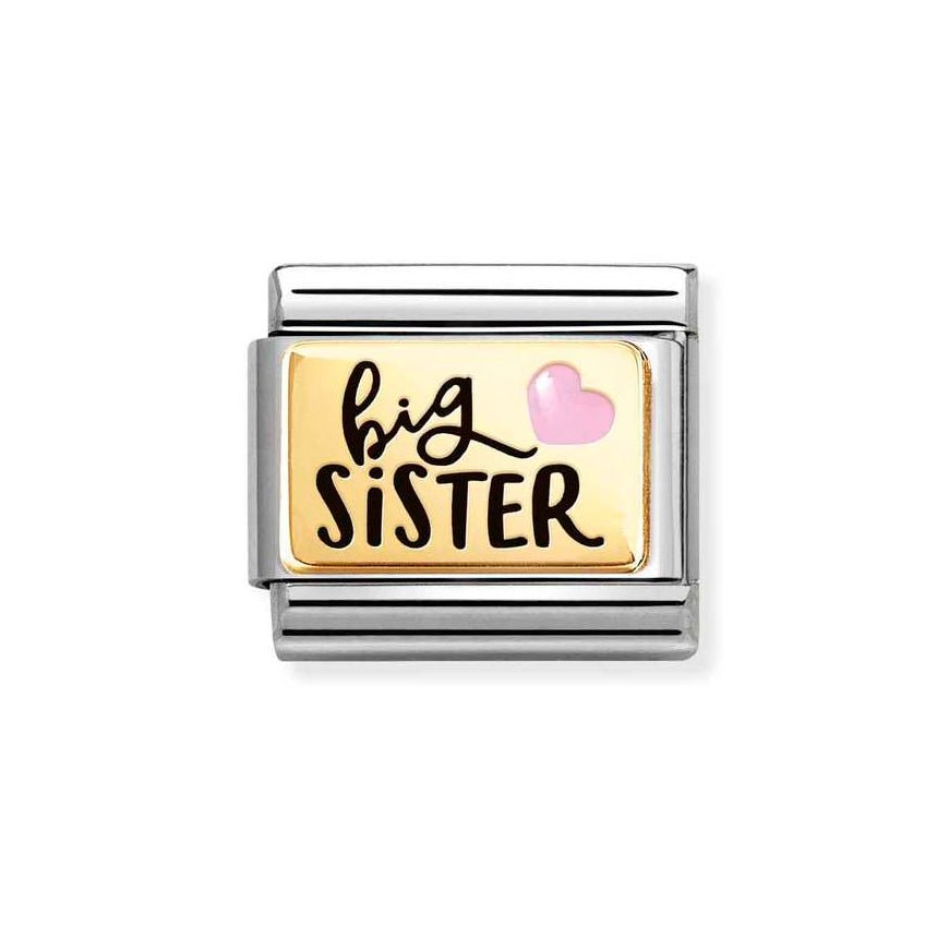 Nomination Classic 18K Gold Big Sister Charm - MococoNomination030289/058033497549280Charms and Links