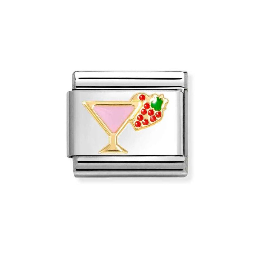 Nomination Classic 18K Gold Cocktail With Strawberry Charm - MococoNomination030272/888033497549242Charms and Links