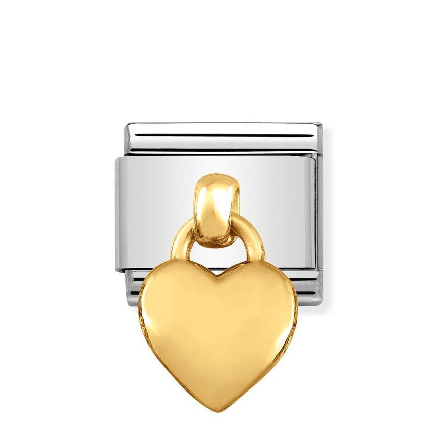 Nomination Classic 18K Gold Pendant Heart Charm - MococoNomination031800/018033497384461Charms and Links