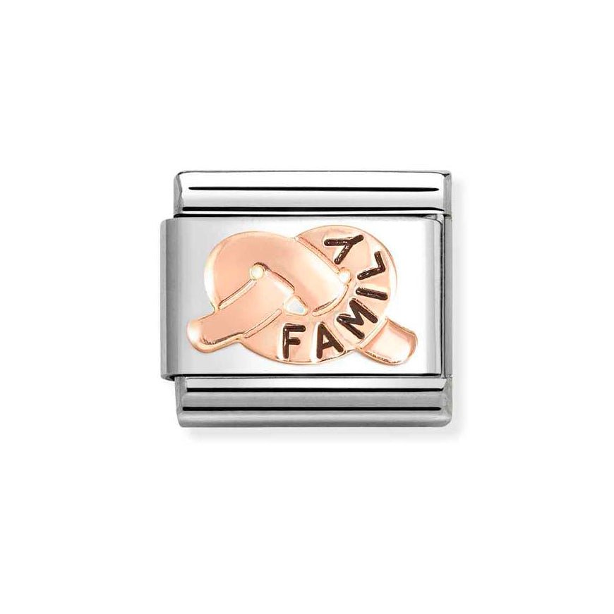 Nomination Classic 9K Rose Gold Family Knot Charm - MococoNomination430202/378033497549655Charms and Links